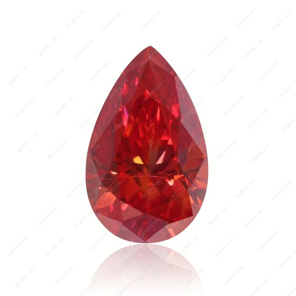 Pear Cut Plating Full Multicolor Moissanite Diamond with GRA Certificate Moissanite - Image 8