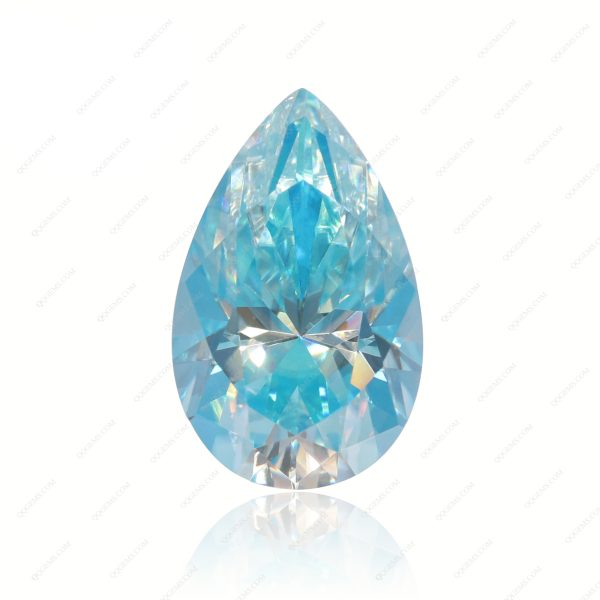Pear Cut Plating Full Multicolor Moissanite Diamond with GRA Certificate Moissanite - Image 10