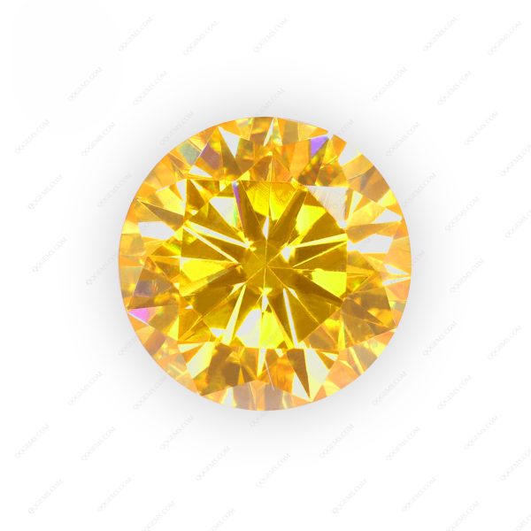 Mult-shape Plating Golden Yellow Moissanite Diamond Canary Yellow Loose Moissanite Gemstones - Image 2