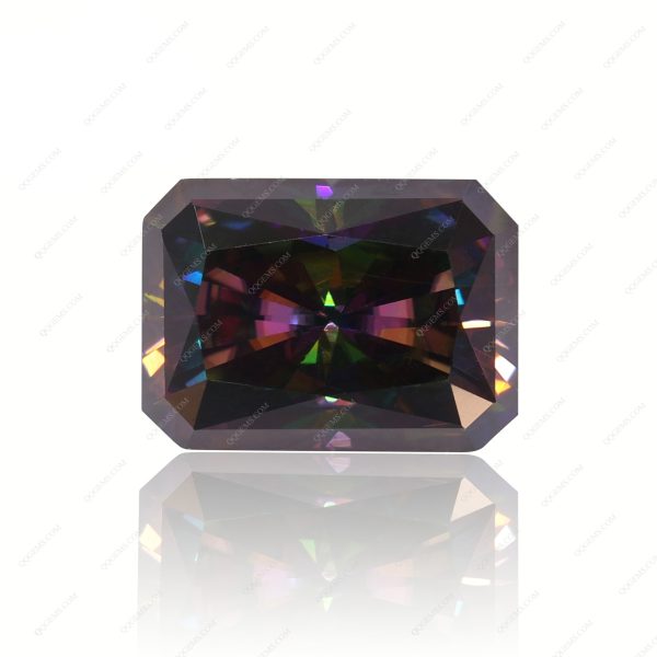 Radiant Cut Plating Full Multicolor Moissanite Diamond with GRA Certificate Moissanite - Image 12