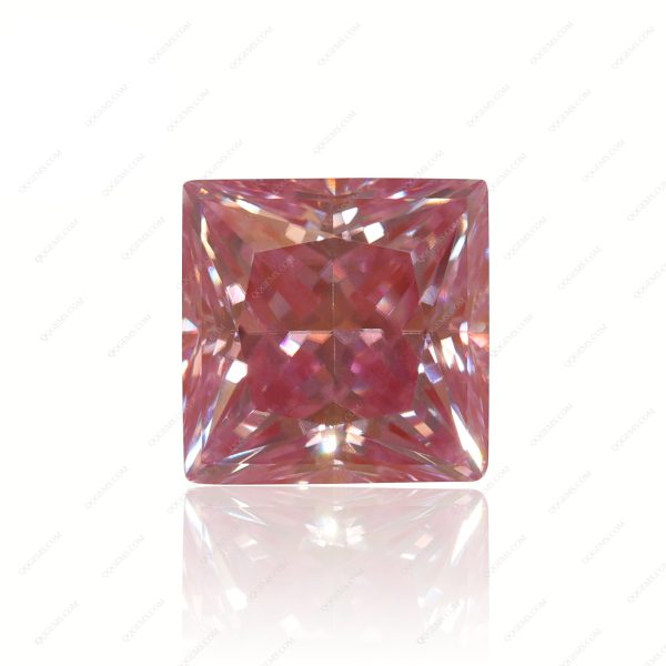Square Cut Plating Full Multicolor Moissanite Diamond with GRA Certificate Moissanite - Image 2