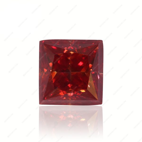 Square Cut Plating Full Multicolor Moissanite Diamond with GRA Certificate Moissanite - Image 16