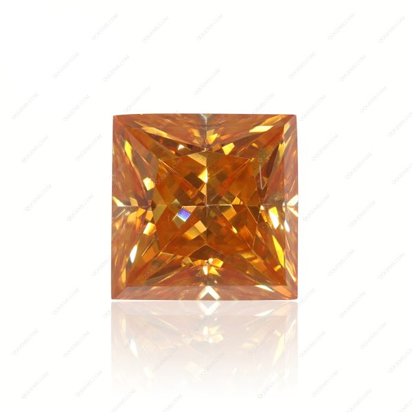 Square Cut Plating Full Multicolor Moissanite Diamond with GRA Certificate Moissanite - Image 3