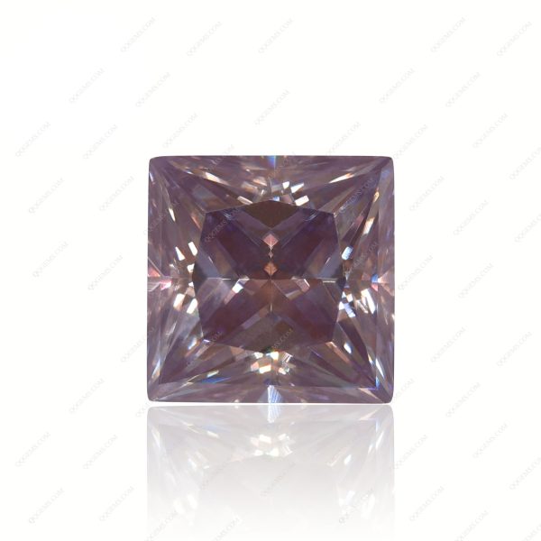 Square Cut Plating Full Multicolor Moissanite Diamond with GRA Certificate Moissanite - Image 8