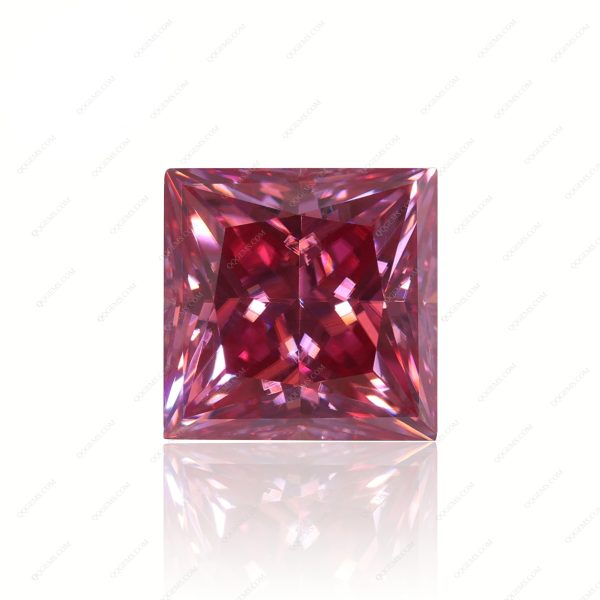 Square Cut Plating Full Multicolor Moissanite Diamond with GRA Certificate Moissanite - Image 10