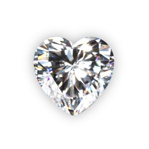 Heart Faceted Cut Moissanite Loose Diamonds GRA Certificate Carat Moissanite Loose Gemstones