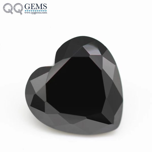 Wuzhou Factory Direct Heart Faceted Cut Moissanite Loose Diamonds - Image 2