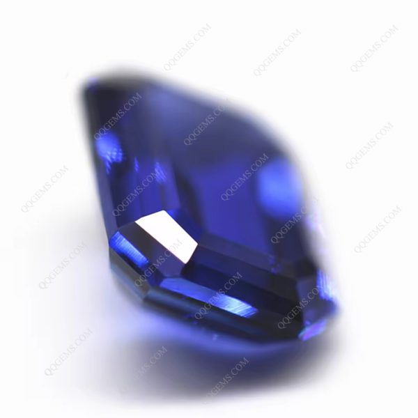 Octagon Step Cut Cultivate Sapphire Blue Czochralski Method Lab Created Blue Sapphire Gems - Image 2