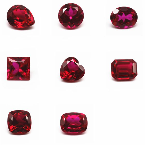 Square Princess Cut Ruby Cultivate Loose Gemstone Laboratory Regeneration Breed Ruby Gems - Image 6