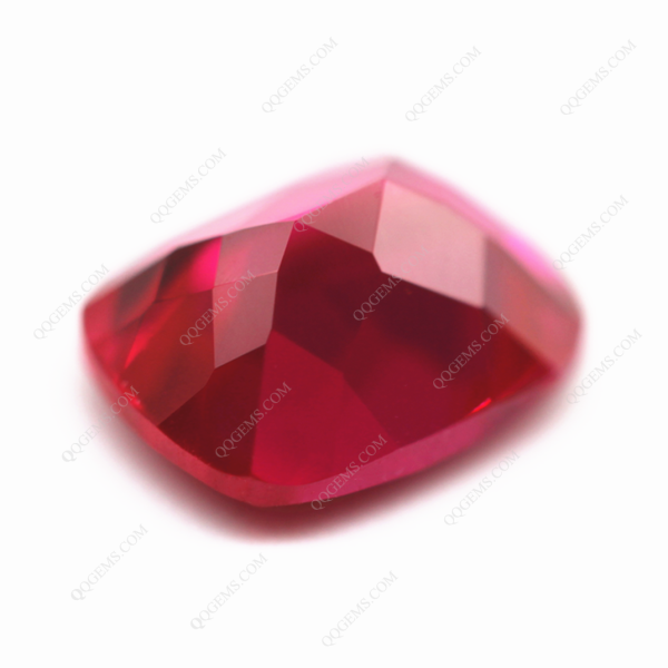 Long Cushion Natural Cut Cultivated Ruby Loose Gems Breeding Ruby Lab Grown Gems - Image 4