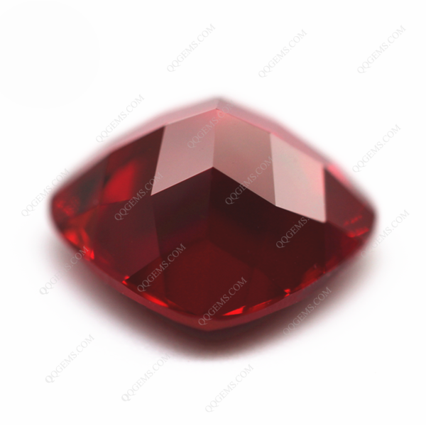 Cushion Natural Cut the Cultivations of Rubies Loose Gemstones Cushion Shape Lab Created Ruby - Image 2