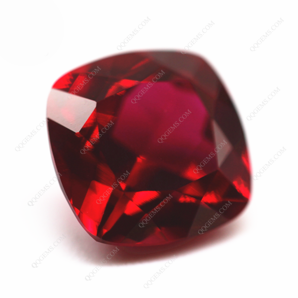 Cushion Natural Cut the Cultivations of Rubies Loose Gemstones Cushion Shape Lab Created Ruby - Image 3