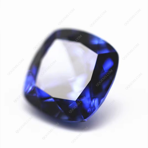 Cushion Natural Cut Cultivation Sapphire Loose Gems Lab Grown Royal Blue Sapphire Gems - Image 5