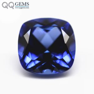 Cushion Natural Cut Cultivation Sapphire Loose Gems Lab Grown Royal Blue Sapphire Gems