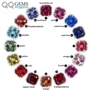 Asscher Natural Cut Cultivation Sapphire Loose Gems Lab Grown Sapphire Multicolor Gemstones
