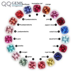 Cushion Natural Cut Cultivation Sapphire Loose Gems Lab Grown Sapphire Multicolor Gemstones