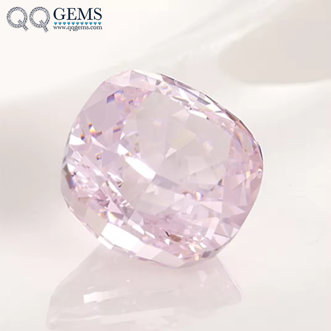 7A Grade Quality Cushion Crushed Ice Cut USA Imported Light pink High Carbon Diamond Loose Gemstone Synthetic CZ Zirconia - Image 2