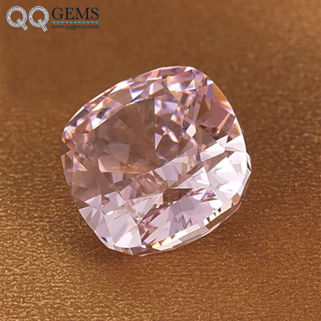 7A Grade Quality Cushion Crushed Ice Cut USA Imported Light pink High Carbon Diamond Loose Gemstone Synthetic CZ Zirconia - Image 3