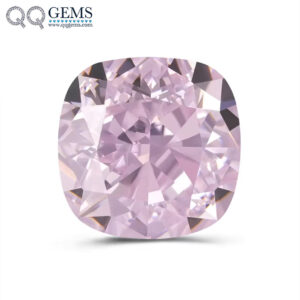 7A Grade Quality Cushion Crushed Ice Cut USA Imported Light pink High Carbon Diamond Loose Gemstone Synthetic CZ Zirconia