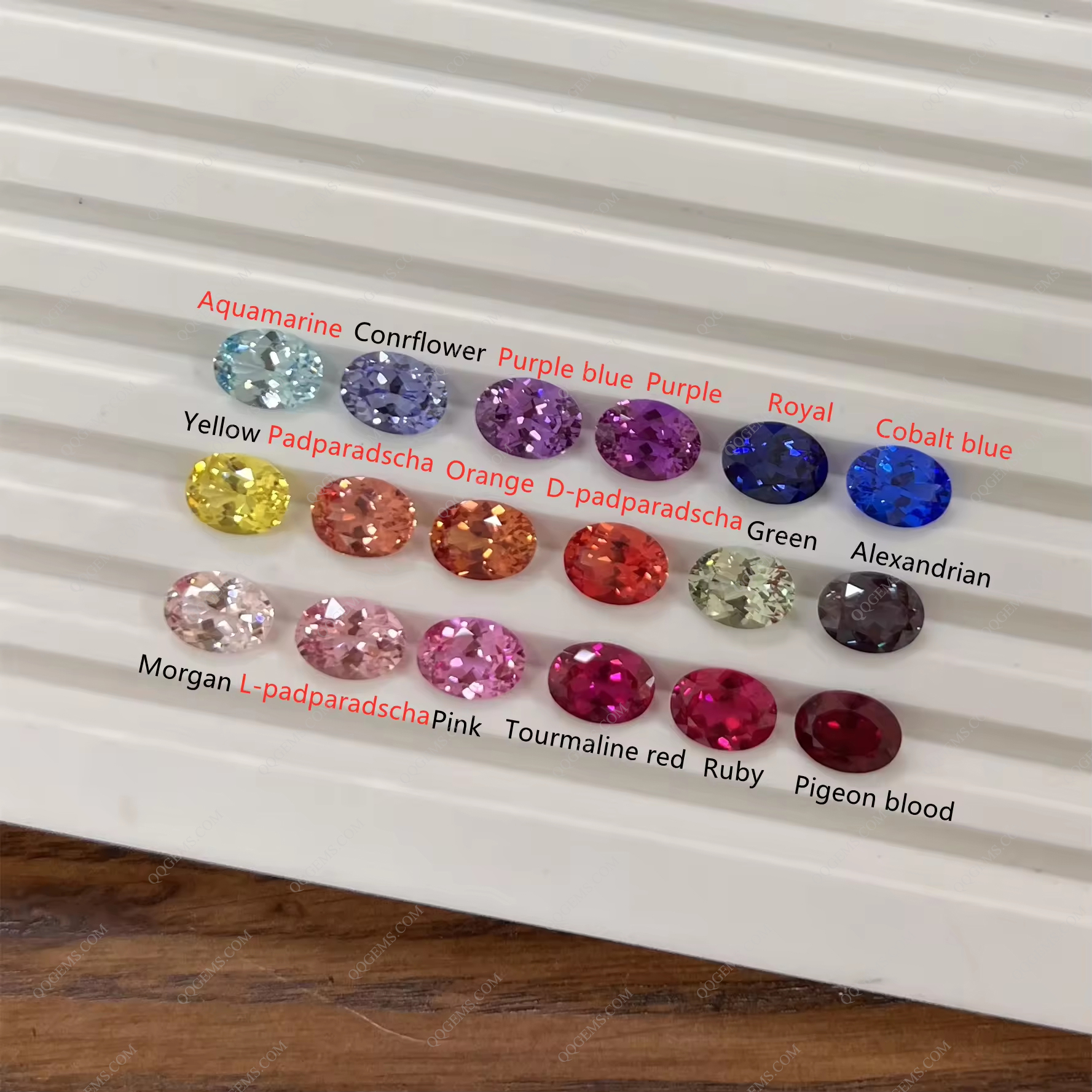 Fashion Lab Grown Loose Oval Cut Multi-color Sapphire Price Per Carat Cultivated Laboratory Cultivation Sapphire Gemstones - Image 13