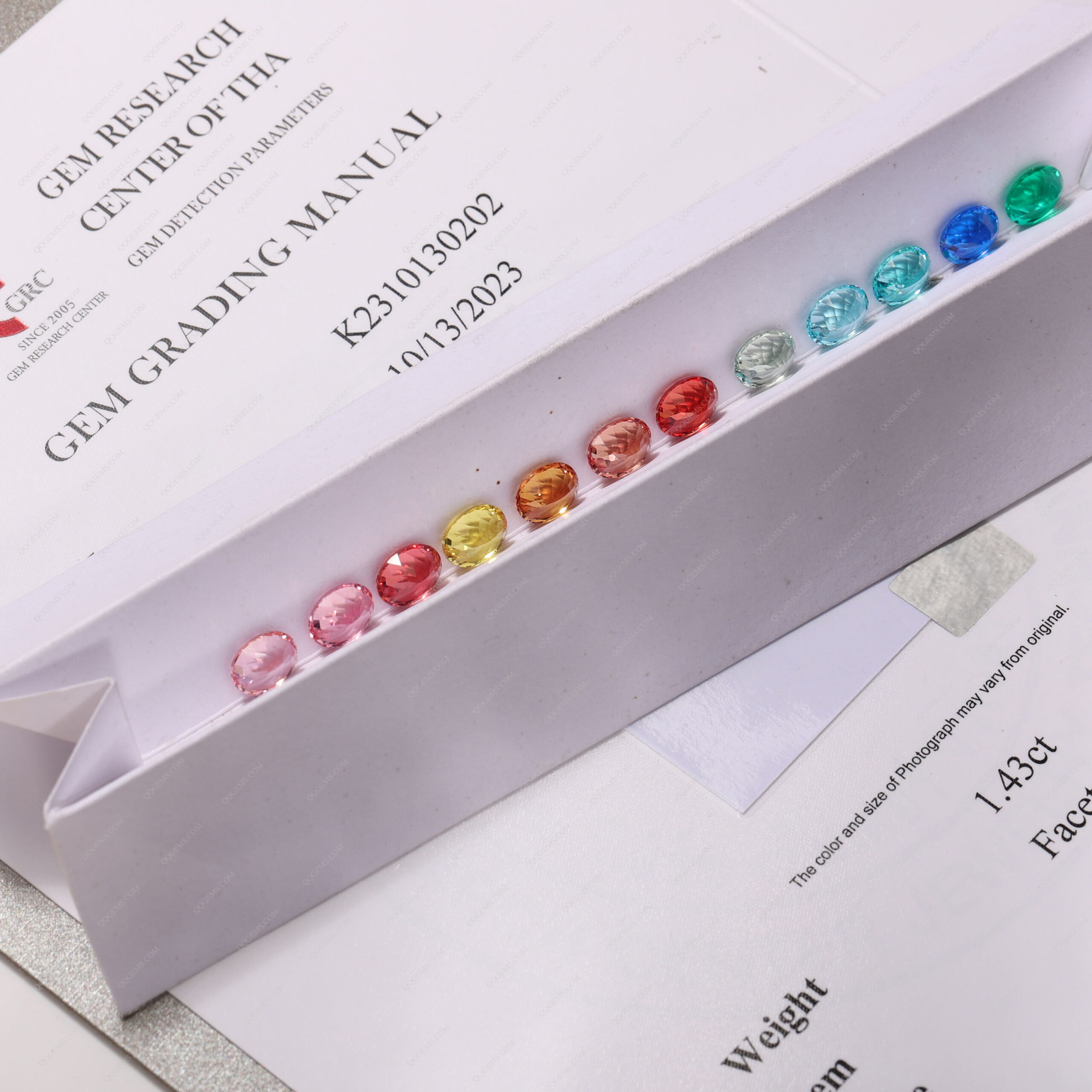 Fashion Lab Grown Loose Oval Cut Multi-color Sapphire Price Per Carat Cultivated Laboratory Cultivation Sapphire Gemstones - Image 5