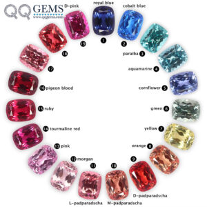 Long Cushion Natural Cut Cultivate Sapphire Loose Gemstones Lab Created Multicolor Sapphire Gemstones Price Per Carat