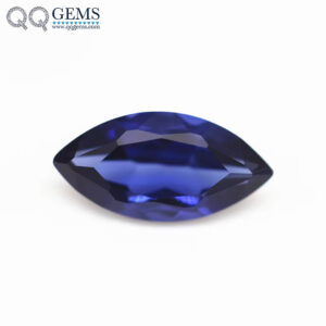 1.5*3-8*16mm Bright Cut Marquise Cut 34# Blue Sapphire Corundum Loose Gemstone Marquise Shape Synthetic 34# Blue Corundum Gems