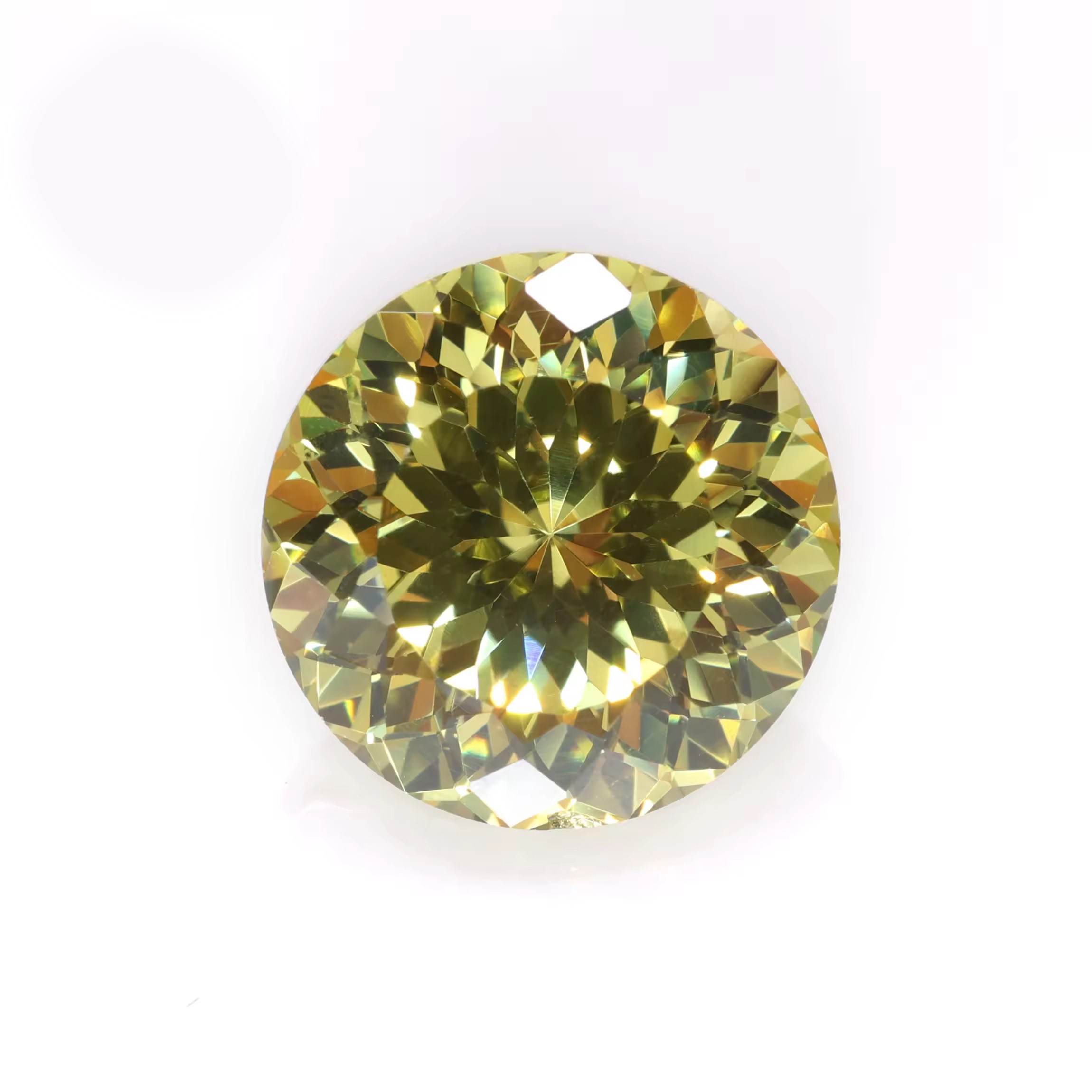 10-14mm Sizes Bird's Nest Cut White and Multicolour Multiple Cutting Cubic Zirconia Special Round Cutting Loose CZ Gemstone - Image 14