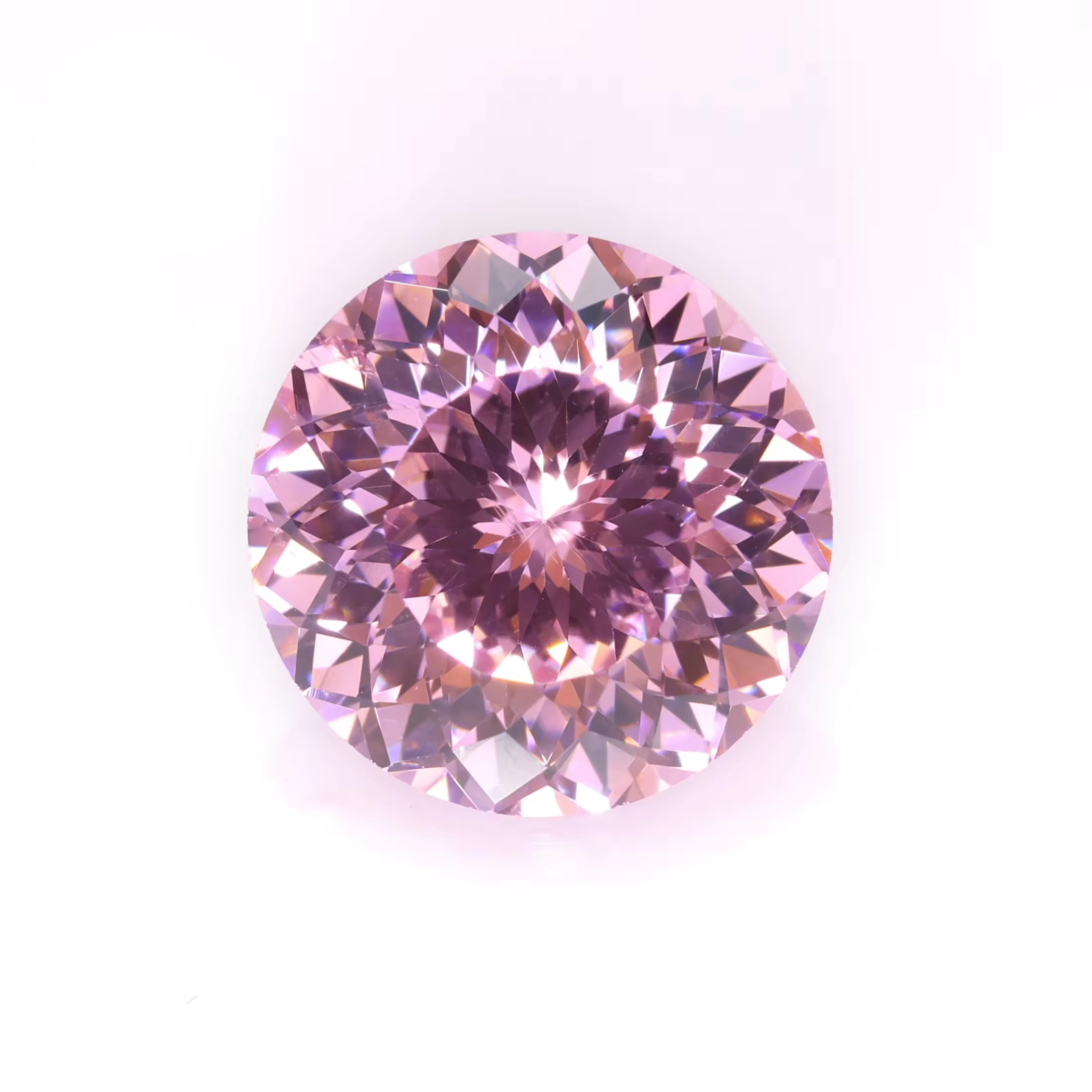 10-14mm Sizes Bird's Nest Cut White and Multicolour Multiple Cutting Cubic Zirconia Special Round Cutting Loose CZ Gemstone - Image 3