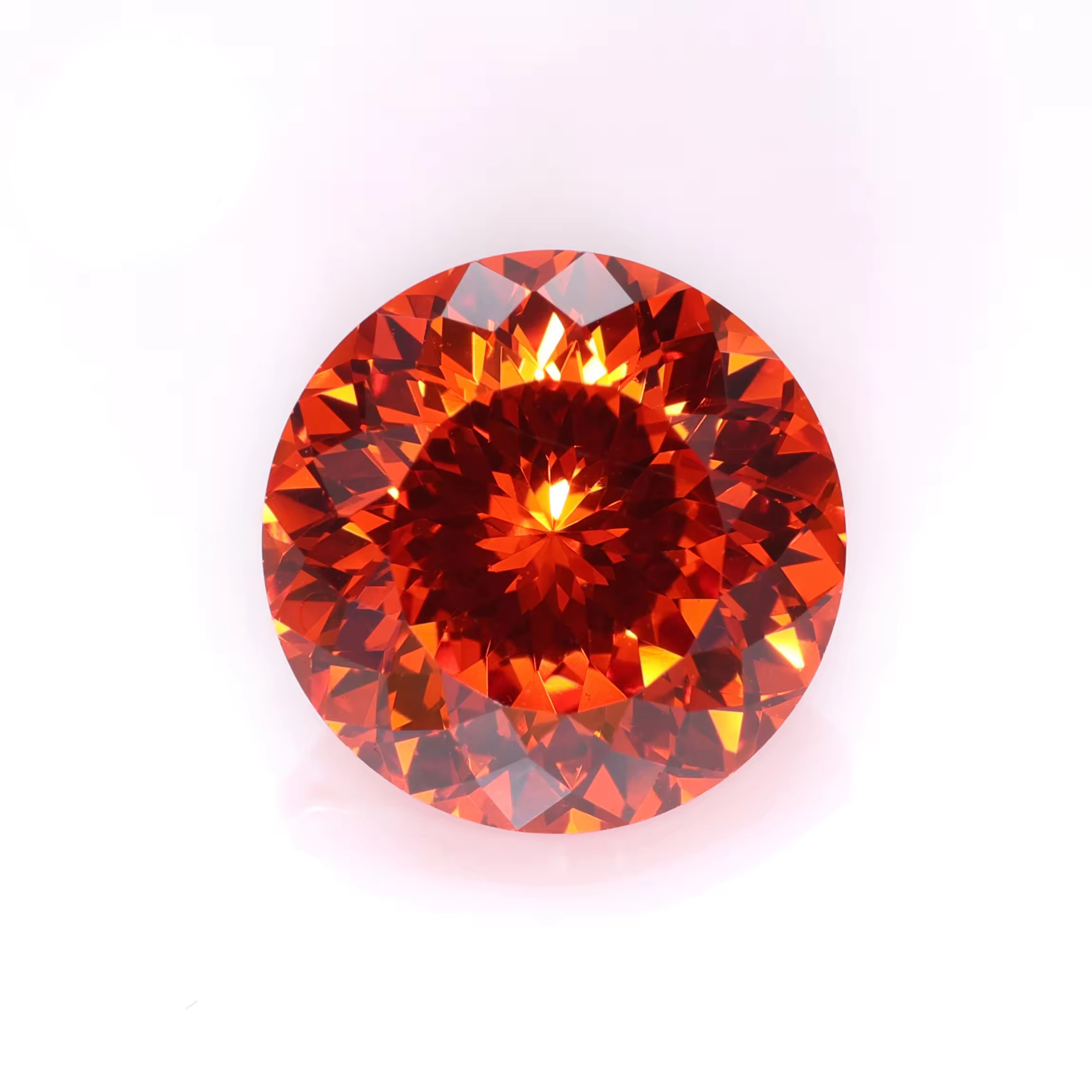 10-14mm Sizes Bird's Nest Cut White and Multicolour Multiple Cutting Cubic Zirconia Special Round Cutting Loose CZ Gemstone - Image 5