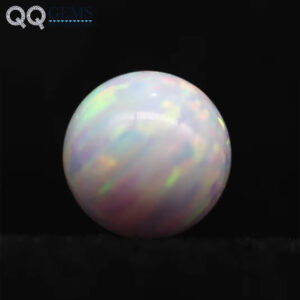 2mm-12mm 92 Multicolored Synthetic Opal Round Beads Sphere OP#17 White Fire Opal Beads Loose Gemstones Synthetic Opal Balls Gems