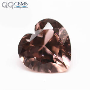 3*3mm-12*12mm Heart Cut pink Morganite Nano Gemstones Loose Stones Heart Shape Synthetic Morganite pink Nanosital Crystal Stones
