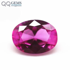 3*5-10*14mm Machine Cut Oval Cut 3# Ruby Corundum Loose Gemstones Oval Shape Synthetic 3# Rose Ruby Sapphire Corundum Gemstones