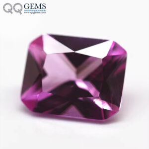 3*5-10*14mm Princess Cut Octagon Cut 2# pink Ruby Corundum Loose Gemstones Octagon Shape Synthetic Color 2# pink Corundum Stones