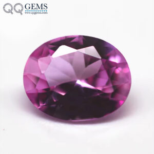 3*5mm-10*14mm Machine Cut Oval Cut 2# pink Ruby Corundum Loose Gemstone Oval Shape Synthetic 2# pink Sapphire Corundum Gemstones