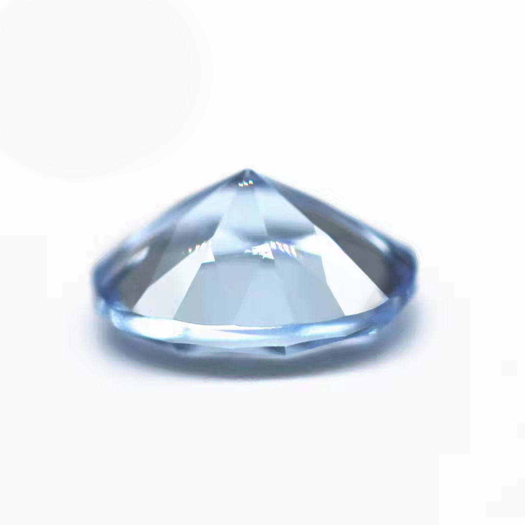 3*5mm-10*14mm Oval Cut Sky Blue Nano Gemstones Loose Stones Machine Cut Oval Shape Synthetic Aquamarine Nanosital Crystal Stones - Image 5