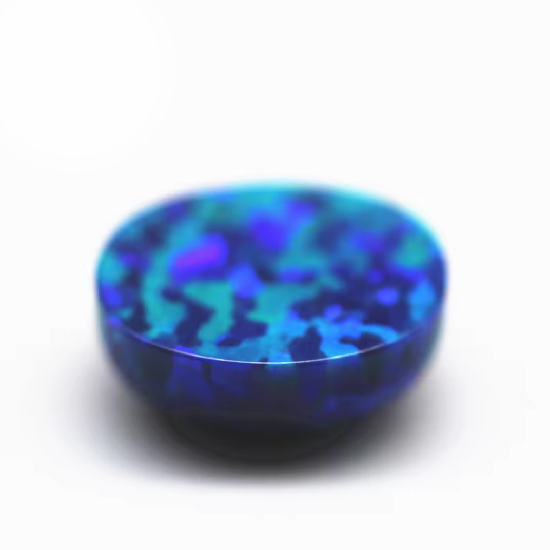 3*5mm-8*10mm 92 Multicolored Synthetic Opal Oval Flat Back Cabochon Cut OP#14 Fire Opal Loose Gemstones Oval Cabochon Opal Gems - Image 4