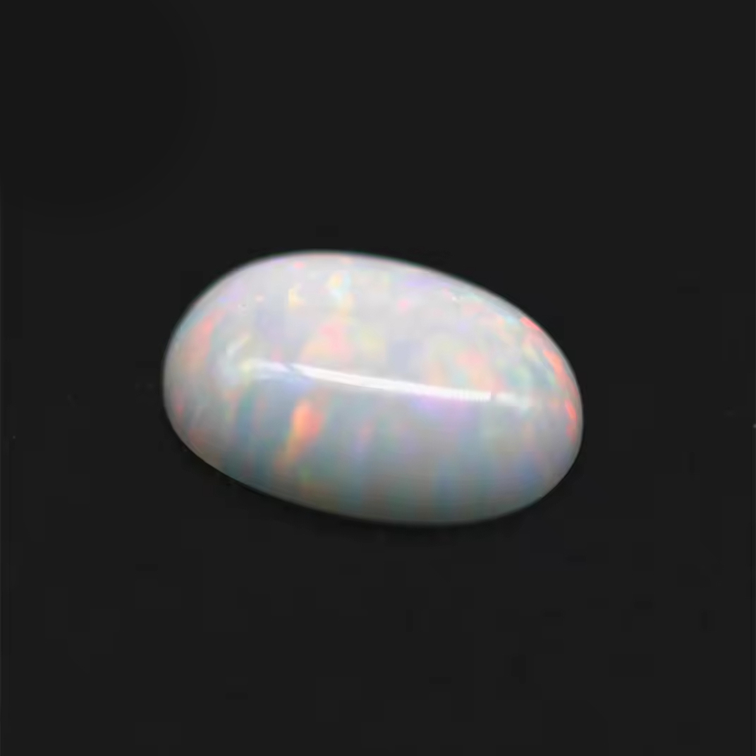 3*5mm-8*10mm Multicolored Synthetic Oval Cabochon Opal OP#18 White Fire Opal Loose Gemstones Oval Flat Back Opal Cabochon Gems - Image 4