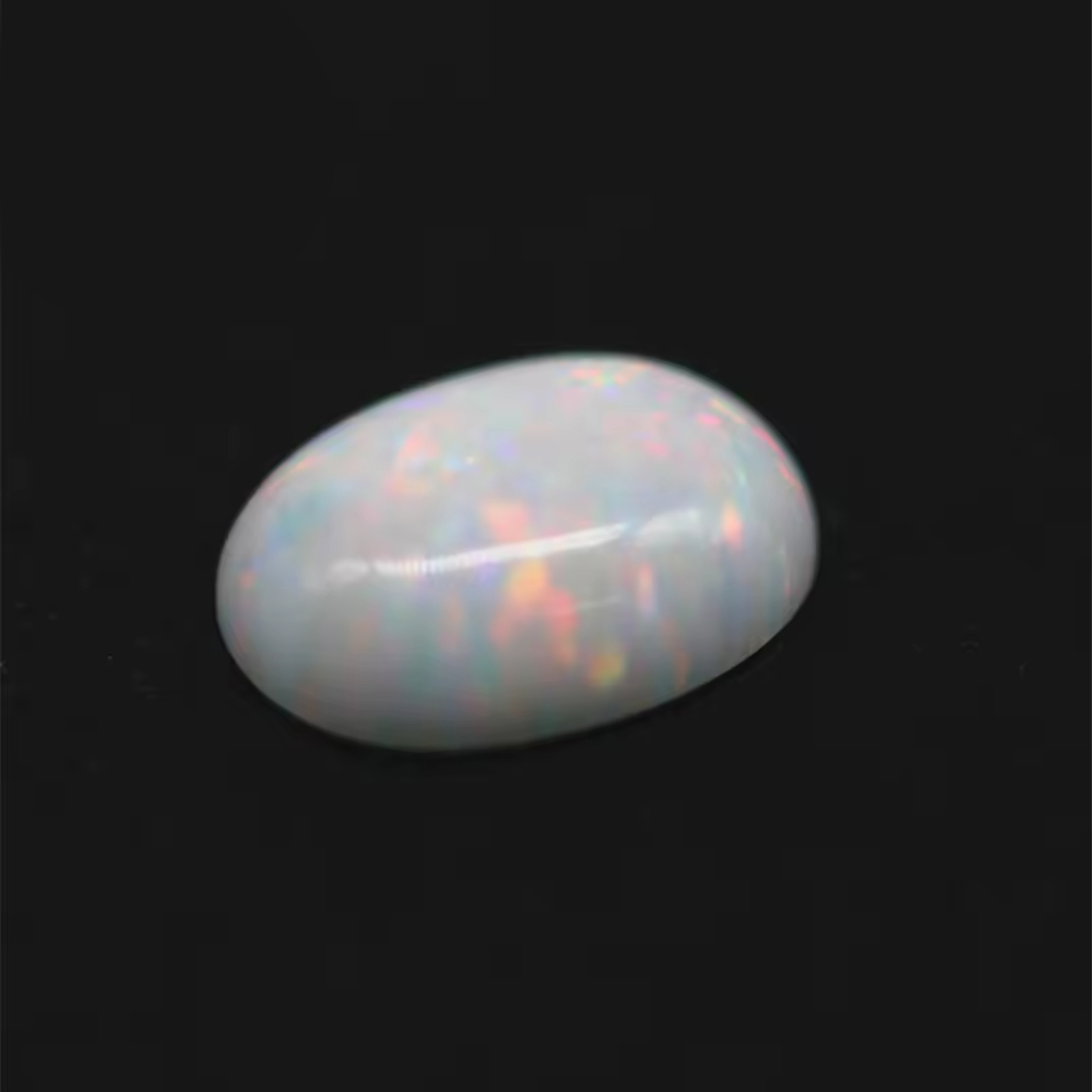3*5mm-8*10mm Multicolored Synthetic Oval Cabochon Opal OP#18 White Fire Opal Loose Gemstones Oval Flat Back Opal Cabochon Gems - Image 5
