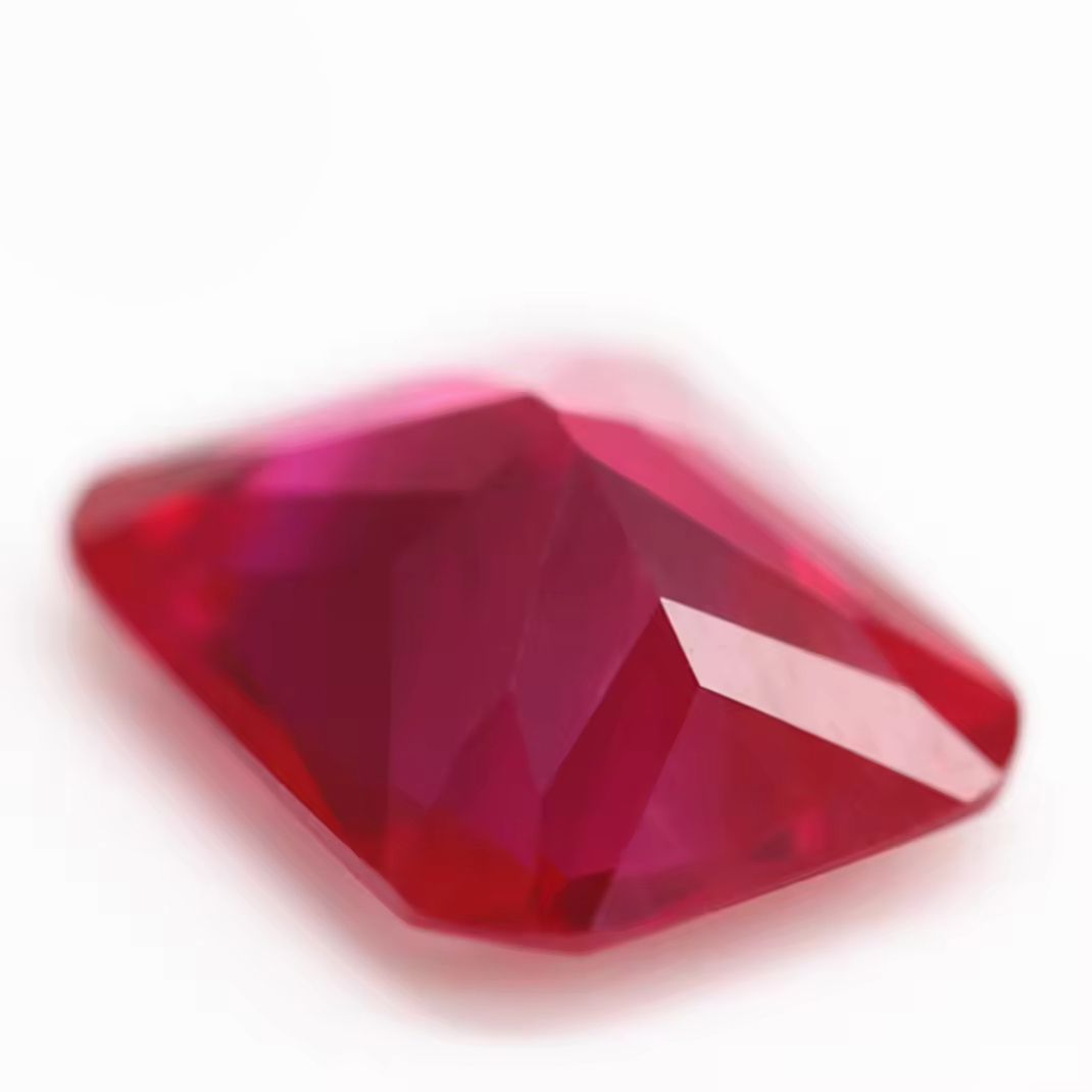 5A Grade Bright Cut Marquise Cut 5# Ruby Corundum Loose Gemstone Marquise Shape Synthetic Pigeon Blood Red 5# Corundum Gemstones - Image 2