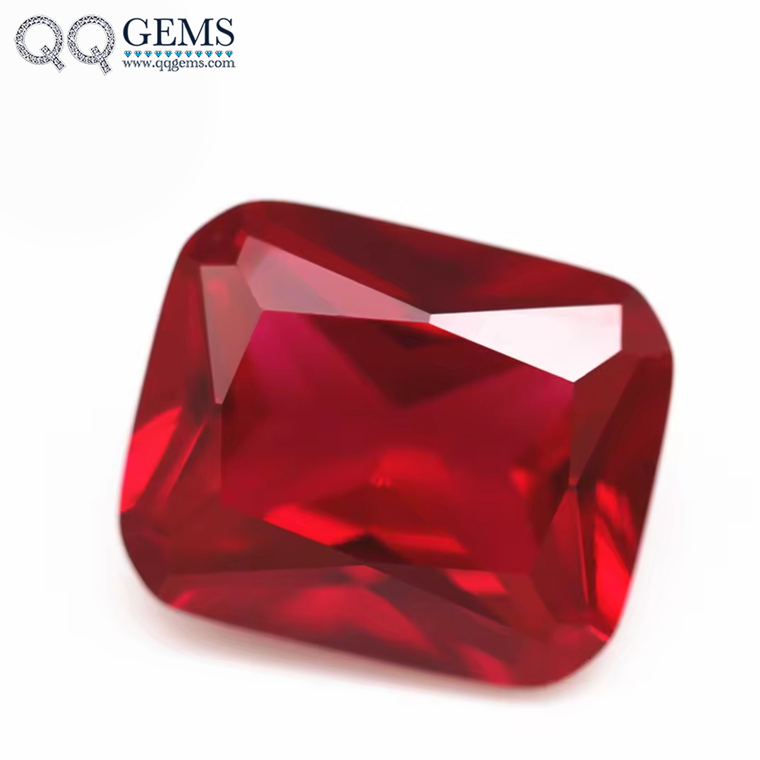 5A Grade Bright Cut Marquise Cut 5# Ruby Corundum Loose Gemstone Marquise Shape Synthetic Pigeon Blood Red 5# Corundum Gemstones