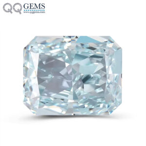 7A Grade High Quality Octagon Ice Flower Cut Aquamarine High Carbon Diamond Loose Gemstones Synthetic Cubic Zirconia CZ Gems