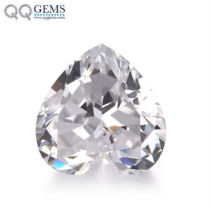 7A Grade Quality Heart Ice Flower Cut White High Carbon Diamond Loose Gemstones Synthetic Cubic Zirconia Simulated Diamond CZ