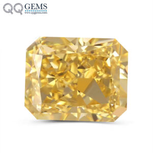 7A Grade Quality Octagon Ice Flower Cut USA Canary Yellow High Carbon Diamond Loose Gemstones Synthetic CZ Simulation Diamond
