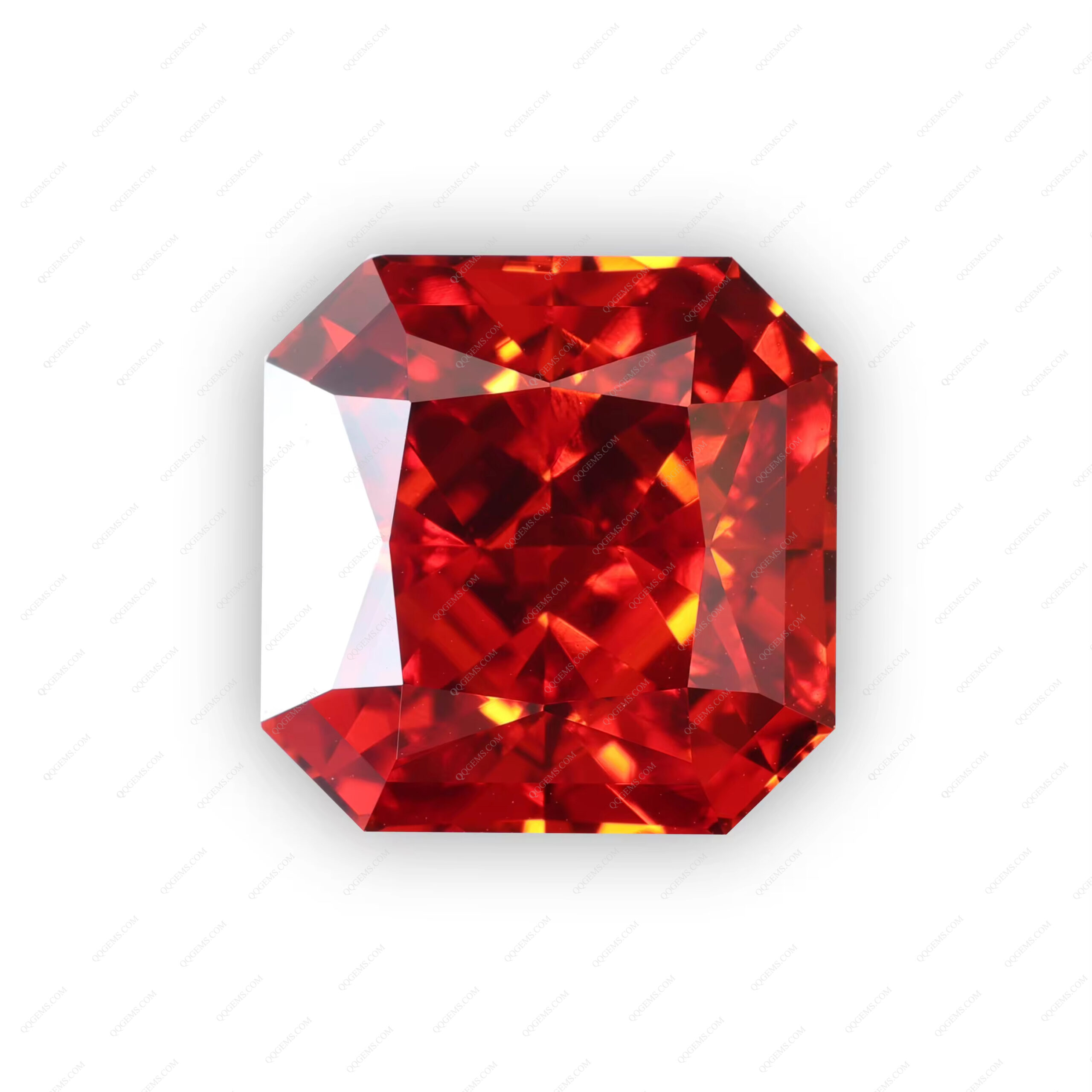 7A Grade Square Cut Crushed Ice Cut Multi-color High Carbon Diamond Loose Gemstones Synthetic Cubic Zirconia Cz Diamond Gems