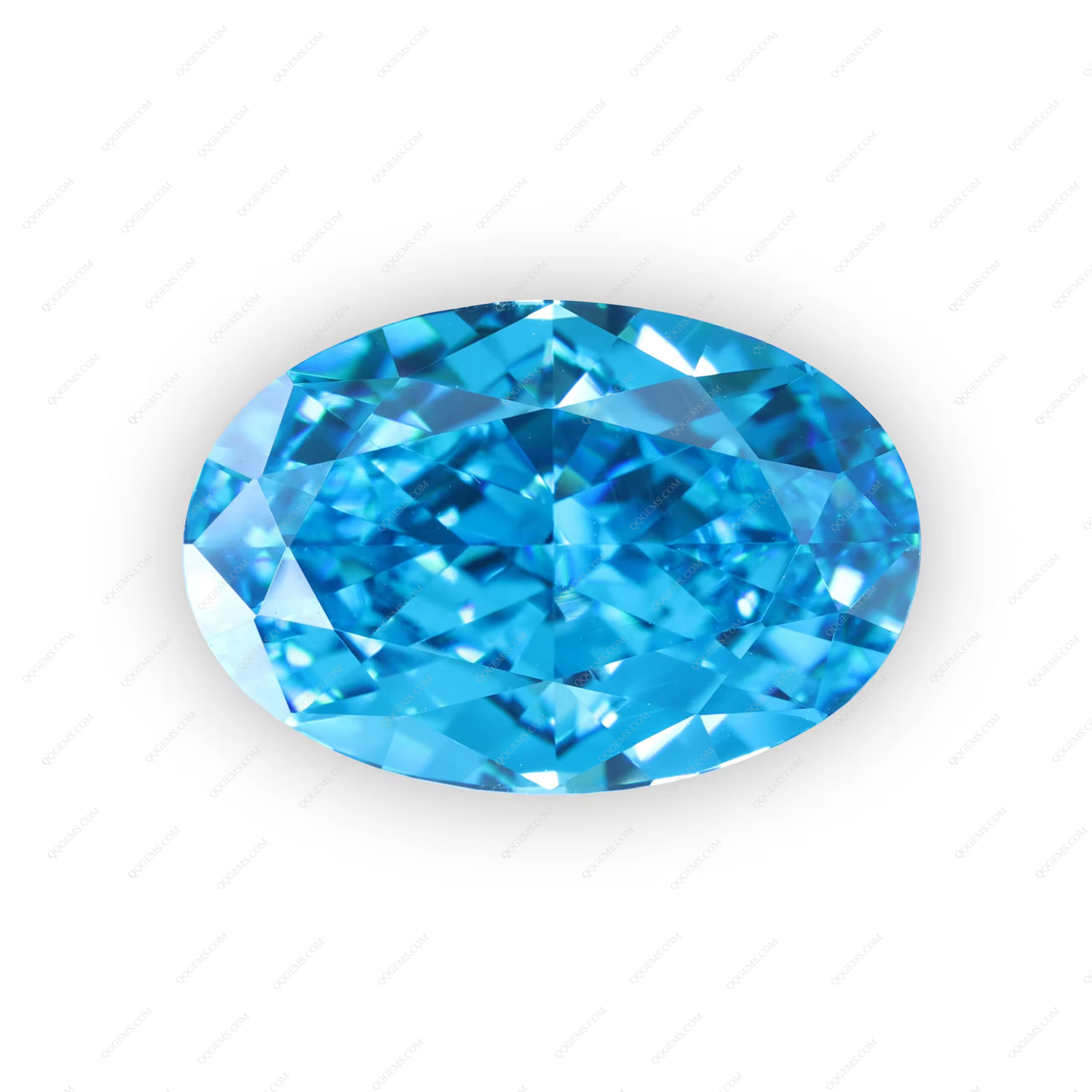 7A Grade Top Quality Oval Crushed Ice Cut Multi-color High Carbon Diamond Loose Gemstones Simulated CZ Diamond - Image 2