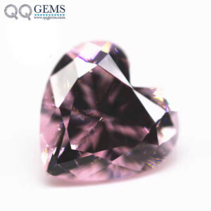 9A Grade Heart Cut Diamond Light pink Color High Carbon Diamond Loose Gemstones Artificial Simulate Diamond Cubic Zirconia Gems