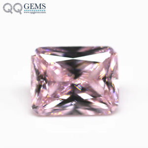 9A Grade High Quality Octagon Princess Cut Light pink High Carbon Diamond Loose Gems Synthetic Simulation Diamond Zircon Gems