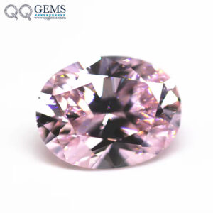 9A Grade Oval Machine Cut USA Light pink High Carbon Diamond Loose Gemstones Synthetic Simulated Diamond Cubic Zirconia Gems