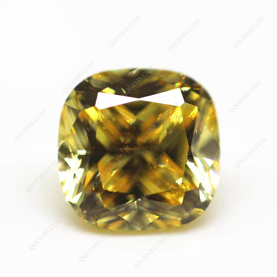 9A Grade Quality Cushion Cut USA Imported Light Yellow High Carbon Diamond Loose Gemstones Synthetic Simulate Cubic Zircon Gems - Image 5